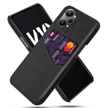 Imagem de Capa para OPPO K10 Pro,Anti-deslizamento,Proteção contra quedas de 360°,Resistência à impressão digital,Tela e caso de couro PU com 1 slot de cartão atrás-Black