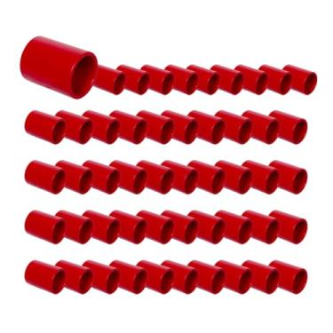 Imagem de Conjunto 50Un Luvas PVC 1/2pol P/Condulete Antichamas (Vermelho)