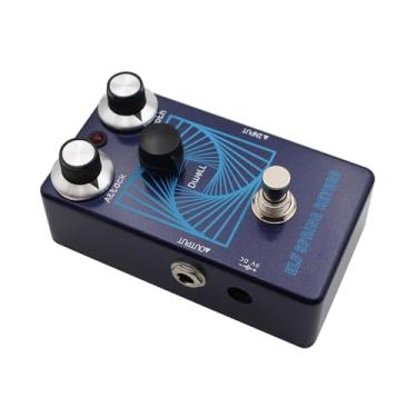 Imagem de SPYMINNPOO Efetor de Reverb de Guitarra, Reverb de Reverb da Mola Analógica Pedal PRE Ajustável pré -atraso para Sons Experimentais de Jazz de Rocha