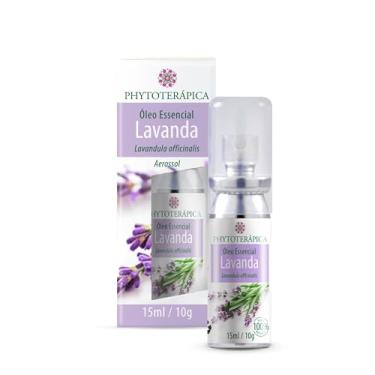 Imagem de PHYTOTERAPICA - Óleo Essencial Lavanda Aerossol - Para Difusor, Massagem e Aromaterapia - Proporciona tranquilidade, acalma a mente e ameniza linhas de expressão - 100% Puro e Natural - Floral, 15ml