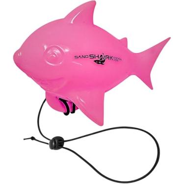 Imagem de Bóia de marcador de bola de âncora flutuante da SandShark. Acessórios de barco pontão em forma de tubarão para diversão na praia. Acessórios de âncora de barco para águas rasas. Alta visibilidade