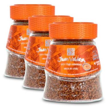 Imagem de Café Solúvel Juan Valdez Doce de Leite Kit 3 Potes de 95g