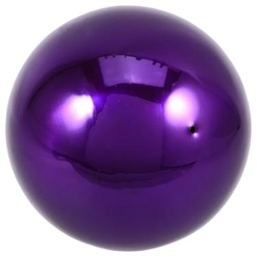 Imagem de ibasenice Esfera de jardim refletiva polida espelhada globo para decoração ao ar livre mesa chique centro de mesa acabamento de pedra durável design de aço inoxidável