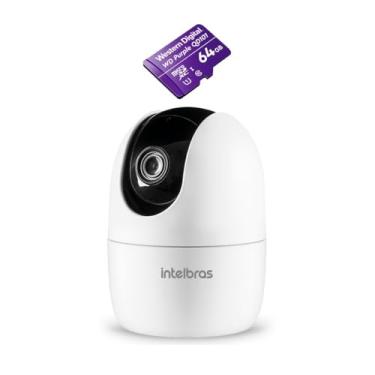 Imagem de Câmera de Segurança Wi-Fi IM4 3MP Intelbras + Cartão Micro SD Para CFTV 64GB WD Purple