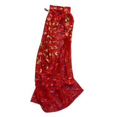 Imagem de Capa Bruxa Vermelha Infantil 140cm Fantasia Halloween - Sm decora