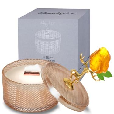Imagem de Velas perfumadas premium, novos presentes de aquecimento para decoração de casa, criam um ambiente relaxante, presente para o Dia do Trabalho da Independência, presente de férias, vela de vidro