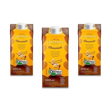 Imagem de Achocolatado Vegano Choconuts A Tal Da Castanha Kit 3 Unid