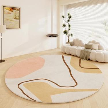 Imagem de Tapetes para quarto, macios e fofos, para vestiário, leves, luxuosos, para decoração de sala de estar, abstratos e grossos (200x200 cm/L)