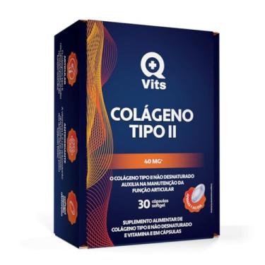 Imagem de Colágeno Tipo II 40mg QMaisVits 30 Capsulas Softgel