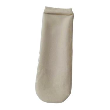 Imagem de OIIBWQ Meia de Prótese de Membro para Amputados, Meia Elástica de Proteção para Coto, para Prática Feminina, cáqui L