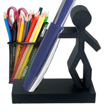Imagem de Porta-Lápis | Porta Canetas Decorativo Para Escritório | Organizador De Escritório Para Estudo Em Casa Sala De Aula