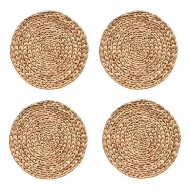 Imagem de Jogo Americano Rustico Palha KIT 4