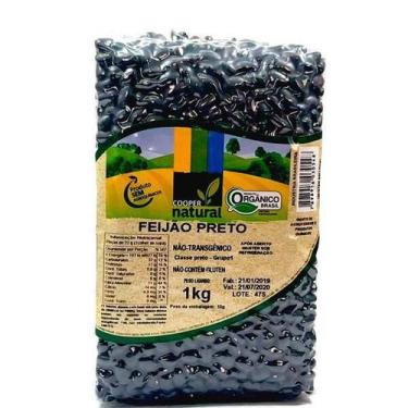 Imagem de Feijão Preto Orgânico Coopernatural 1kg