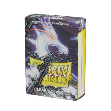 Imagem de Capas de cartão tamanho japonês Dragon Shield – Transparente 60CT – As capas para cartas são lisas e resistentes – compatíveis com Pokemon, Yugioh e mais