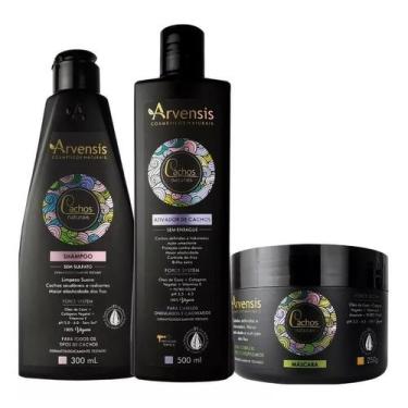 Imagem de Kit Cachos Arvensis Sh+Ativador 500Ml Ondulados+Masc.Crespos