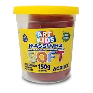 Imagem de Massa de modelar Acrilex 150g chocolate 814
