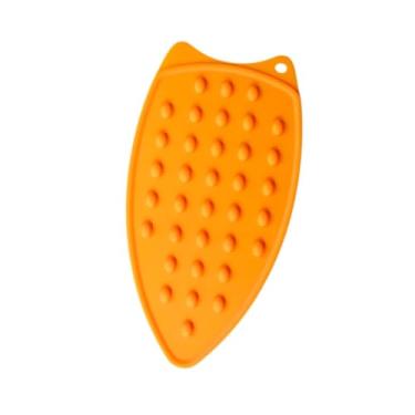Imagem de IEUDNS Mini almofadas protetoras para descanso de ferro antiderrapantes, multiuso doméstico, compactas e mais grossas, para tábua de passar roupa, suporte, Laranja