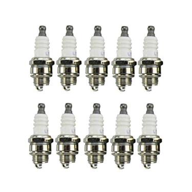 Imagem de Hippotech Pacote de 10 velas de ignição para motosserra Stihl 017 018 021 023 025 MS170 MS180 MS210 MS230 MS250