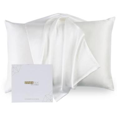 Imagem de Fronha de seda ZIMASILK atualizada 100% seda de amora pura