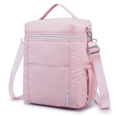 Imagem de Lancheira isolada NOL Natural Organic Lifestyle Pink 12L