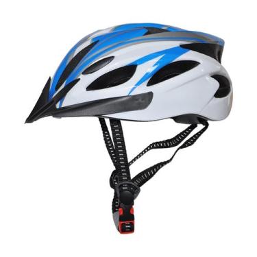 Imagem de Capacete de bicicleta UPANBIKE Adult Riding Head Safety azul+branco
