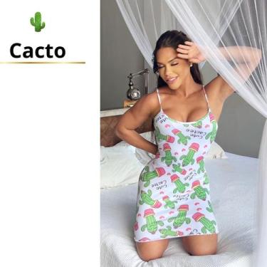 Imagem de Camisola Feminina Pijama Personagens Vestido de dormir - PODER DE HERA