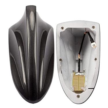 Imagem de Takilma Capa de antena de teto Capa de antena de barbatana de tubarão para carro preta