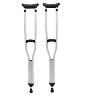 Imagem de Muleta Axilar Alumínio Adulto Regulagem Altura 150Kg - Par - Sequencia