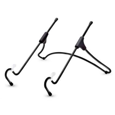 Imagem de Suporte Para Notebook E Tablet Ergonômico Preto Ac376 - MULTILASER
