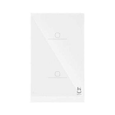 Imagem de Interruptor Inteligente Wi-f I  2 Botões Branco Hiwint2c Geonav