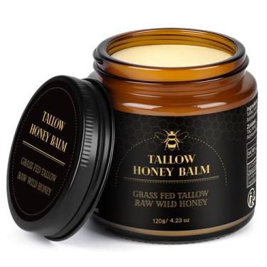 Imagem de Bálsamo hidratante para a pele IIIMEIDU, sebo bovino e mel, 125 ml