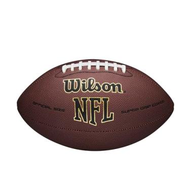 Imagem de Bola de futebol Americano Wilson NFL Super Grip Composite, tamanho oficial, marrom