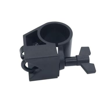 Imagem de TUOREN Braçadeira de tambor eletrônico ajustável 12 mm-37 mm braçadeira em T, suporte de tubo de percussão para tambor de percussão para postes de conexão de kit de bateria eletrônica de 3,7 cm