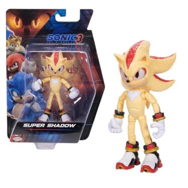 Imagem de Boneco Super Shadow 14cm Figura Articulada Filme Sonic 3 - Sunny