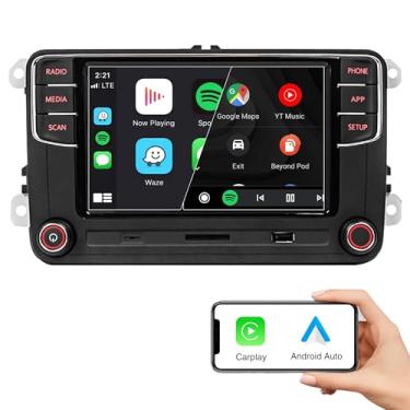 Imagem de THEYAWWE Carro estéreo RCD360 PROII Carplay Android Auto Radio de Coche RCD330 Estéreo Car Stereo Bluetooth, FM, USB, SD, OPS para VW Golf MK5 MK6 Passat Caddy Jetta Polo CC