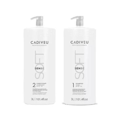 Imagem de Cadiveu Professional Soft Sense Shampoo e Condicionador 3000ml