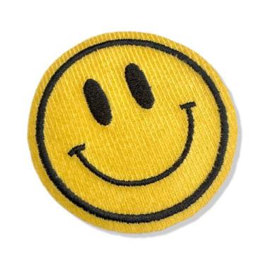 Imagem de V0048-001 Carinha Sorrindo Patch Bordado 6,8x6,8cm - BR44