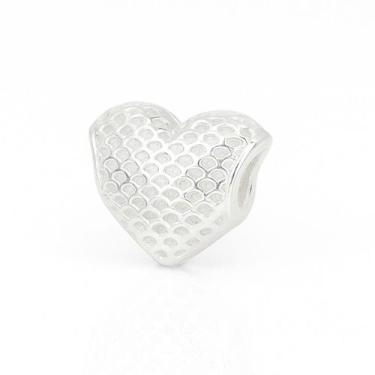 Imagem de Separador Berloque Pulseira Prata Original Coração Redondo - Lojas La+