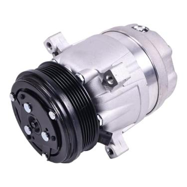 Imagem de HOLDWELL Compressor de ar 12V V7 6PK 124 mm A/C 01137024 89018955 compatível com Chevrolet S10 para GMC Sonoma 1998-2003