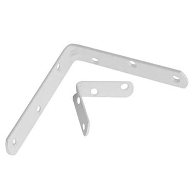 Imagem de Cantoneira Branca 50mm 4 Unidades Bemfixa 6403