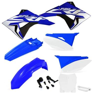 Imagem de Kit Plástico Biker Next Crf 230 Com Number Plate F1rst e Adesivos