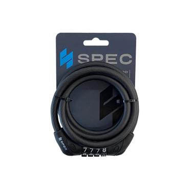 Imagem de Cadeado Espiral Segurança Anti Furto Bike Moto Roubo 8X1200mm Com Segredo 4 Digitos 1º Linha Importado Spec 