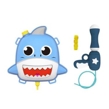 Imagem de Lançador de Água Pistola com Mochila Tubarão 2 litros Praia - VMP