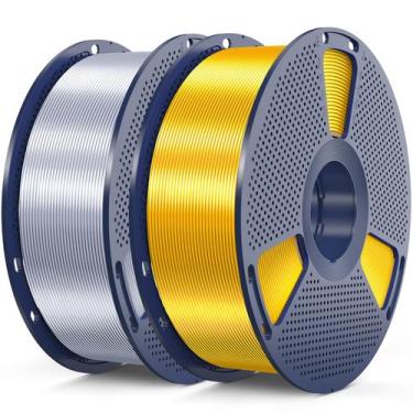 Imagem de Filamento de impressora 3D SUNLU Silk PLA 1,75 mm +/- 0,02 mm 2 KG