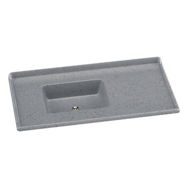 Imagem de Pia de Cozinha Mármore Sintético 100x53cm Multimóveis CR20478