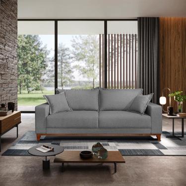 Imagem de Sofá Fixo Living com 3 Lugares Pequim 2.00m Mundial Estofados