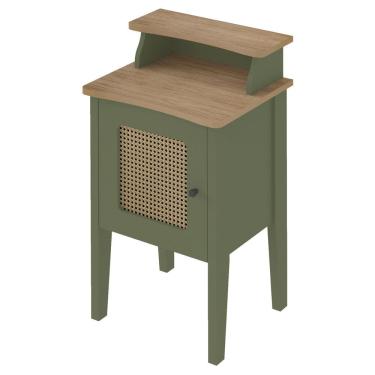 Imagem de Mesa de Apoio MDF Sala 43 cm 4533 Menta Carvalho ARLY