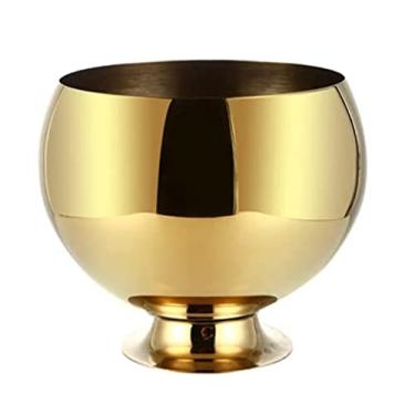 Imagem de FTOQWZXV Balde de gelo balde de gelo banheira de gelo champanhe balde de gelo aço inoxidável balde de gelo criativo balde de cerveja conveniente balde de gelo portátil balde de champanhe balde