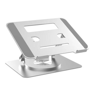 Imagem de Suporte de resfriamento de mesa dobrável suporta suporte giratório de 360 graus para laptop (fruta branca pêssego 5)