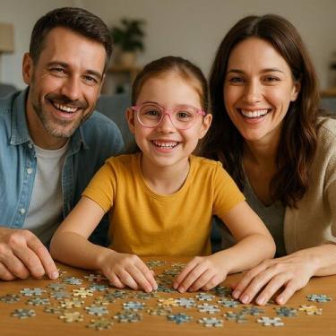 Imagem de Armação óculos grau infantil-criança flexível - gyro - ALÍKI, Rosa